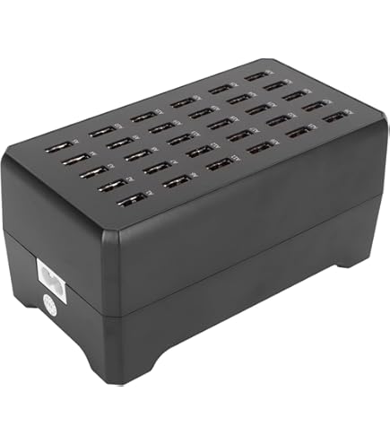 Amazon.co.jp: USB充電ステーションインテリジェント60ポートPC
